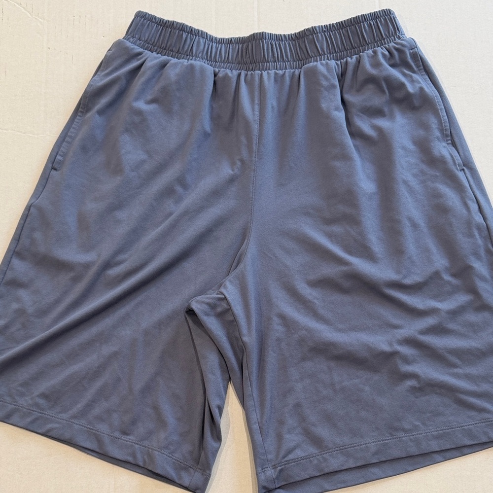 Skims Men's Athletic Elastic-Waist Shorts - Slate Blue